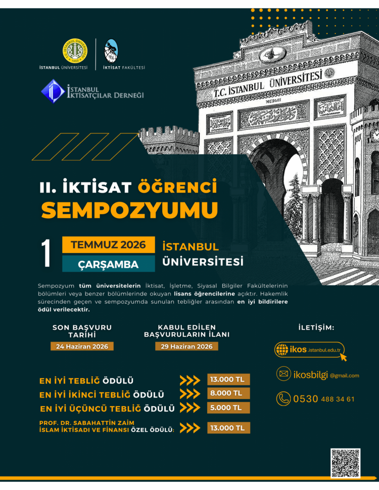 II. İktisat Öğrenci Sempozyumu – 1 Temmuz 2026